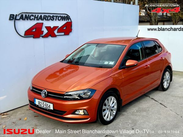Volkswagen Polo Hatchback, Petrol, 2018, Orange