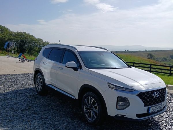 Hyundai Santa Fe SUV, Diesel, 2019, White