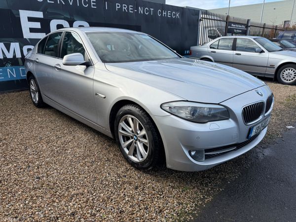 BMW 5-Series Saloon, Diesel, 2013, Silver