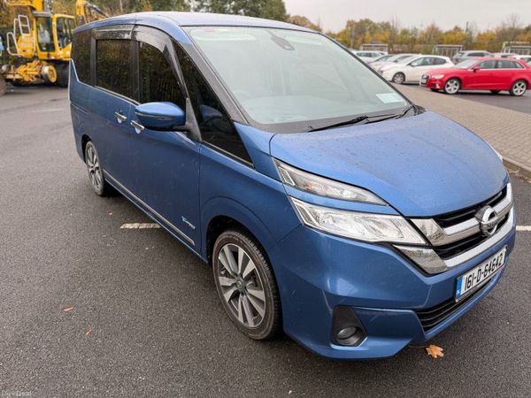 Nissan Serena MPV, Petrol Hybrid, 2016, Blue