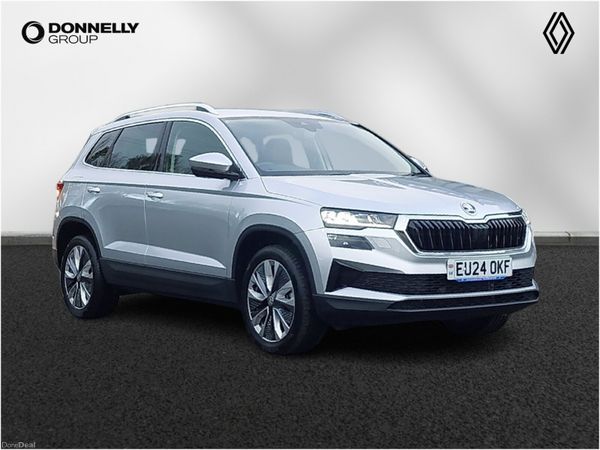 Skoda Karoq Estate, Petrol, 2024, Silver