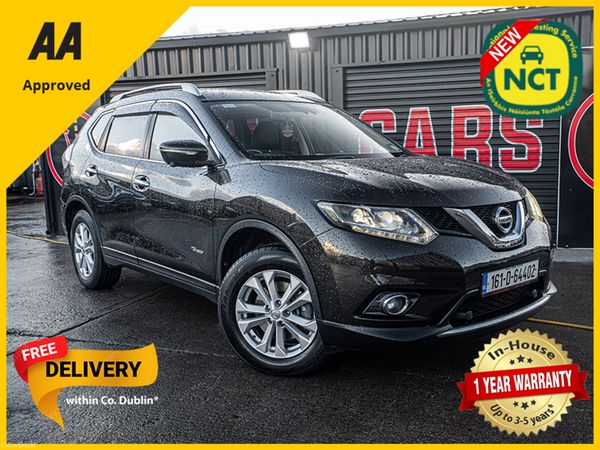 Nissan X-Trail SUV, Petrol Hybrid, 2016, Green