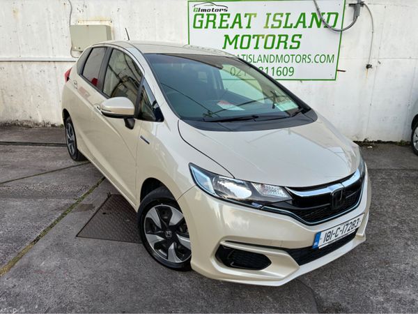 Honda Fit Hatchback, Petrol Hybrid, 2018, Beige