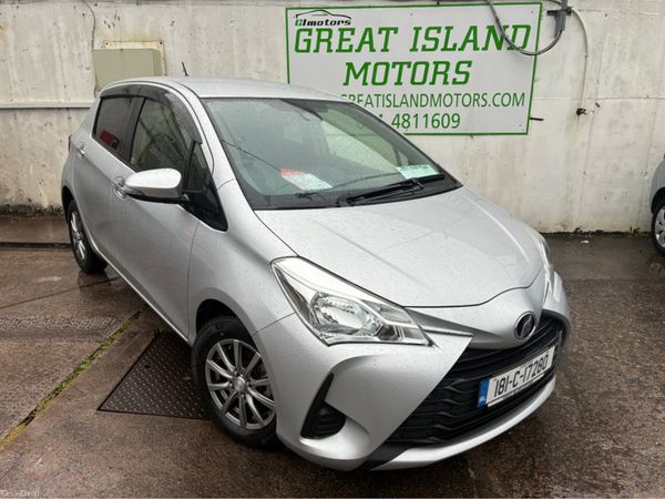 Toyota Vitz Hatchback, Petrol, 2018, Silver