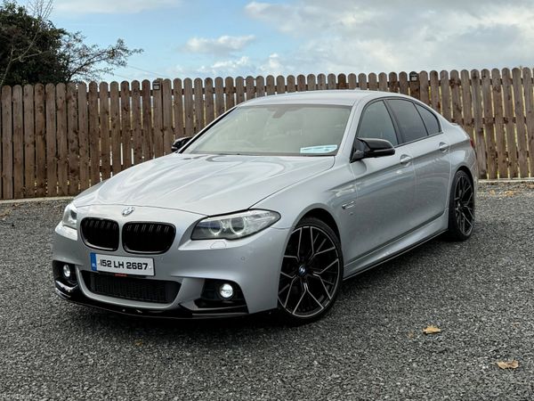 BMW 5-Series Saloon, Diesel, 2015, Silver