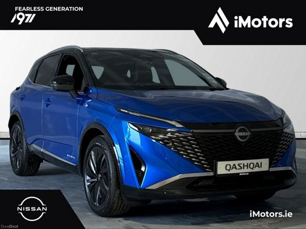 Nissan Qashqai SUV, Petrol Hybrid, 2026, Blue