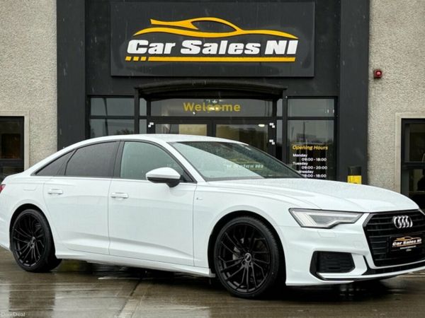 Audi A6 Saloon, Diesel Hybrid, 2022, White