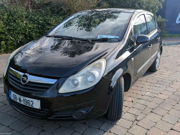 Opel Corsa Hatchback, Petrol, 2008, Black