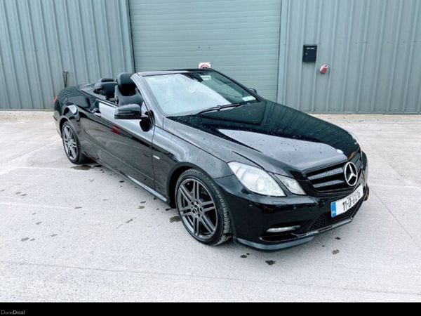 Mercedes-Benz E-Class Convertible, Diesel, 2011, Black
