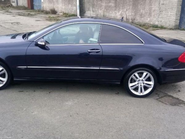 Mercedes-Benz CLK Coupe, Petrol, 2007, Blue