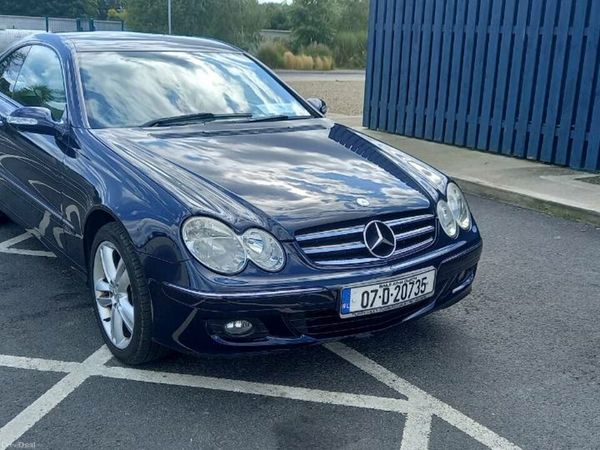 Mercedes-Benz CLK Coupe, Petrol, 2007, Blue