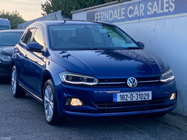 Volkswagen Polo Hatchback, Petrol, 2018, Blue