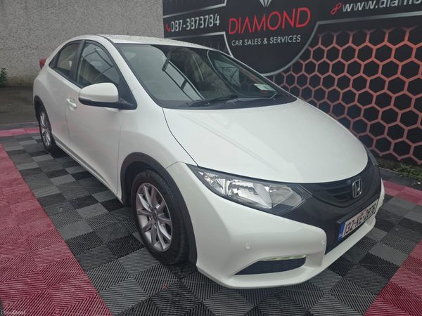Honda Civic Hatchback, Petrol, 2013, White