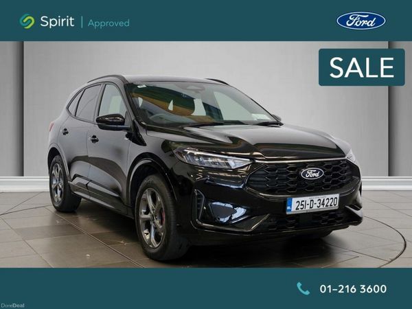 Ford Kuga SUV, Petrol Plug-in Hybrid, 2025, Black