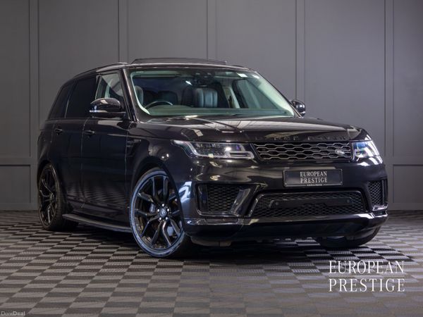 Land Rover Range Rover Sport SUV, Petrol Plug-in Hybrid, 2021, Black