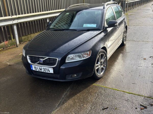 Volvo V50 Estate, Diesel, 2010, Black