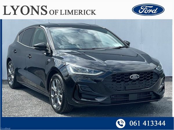 Ford Focus Hatchback, Petrol Hybrid, 2026, Black