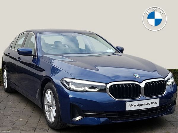 BMW 5-Series Saloon, Diesel, 2022, Blue