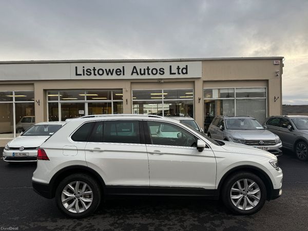 Volkswagen Tiguan Hatchback, Diesel, 2019, White