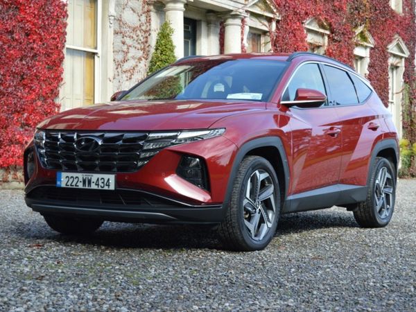 Hyundai Tucson SUV, Petrol Hybrid, 2022, Red