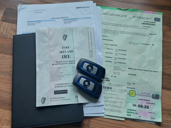 BMW X4 SUV, Diesel, 2015, White