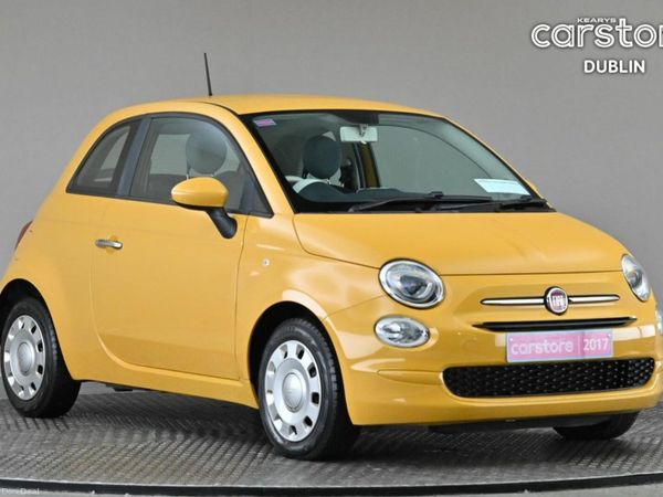 Fiat 500 Hatchback, Petrol, 2017, Yellow