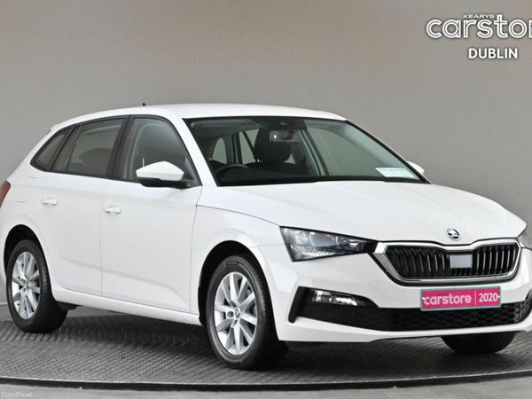 Skoda Scala Hatchback, Petrol, 2020, White