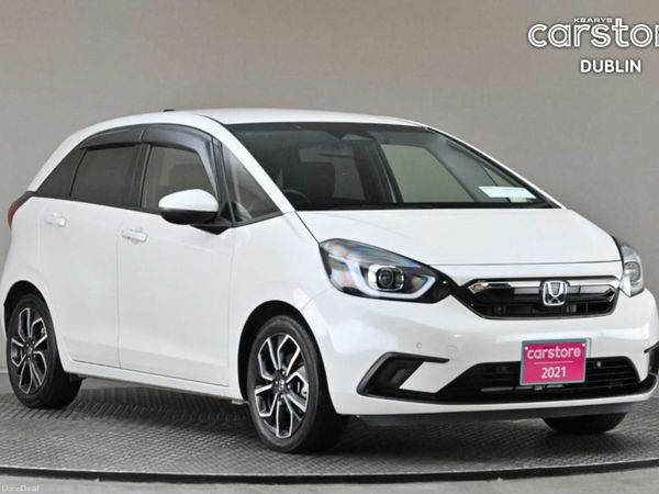 Honda Fit Hatchback, Petrol Hybrid, 2021, White