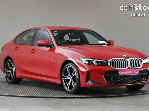 BMW 3-Series Saloon, Petrol Plug-in Hybrid, 2023, Red