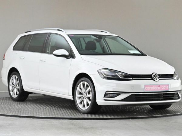Volkswagen Golf Estate, Petrol, 2019, White