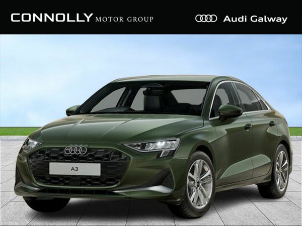 Audi A3 Saloon, Petrol, 2026, Green