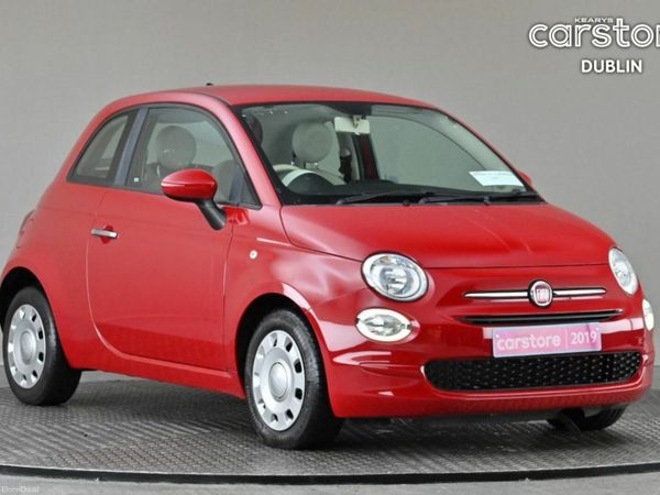 Fiat 500 Hatchback, Petrol, 2019, Red