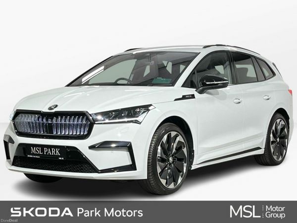 Skoda Enyaq SUV, Electric, 2025, White