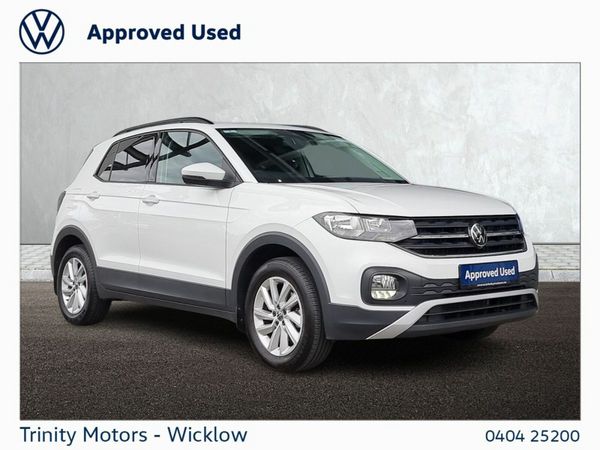 Volkswagen T-Cross SUV, Petrol, 2023, White