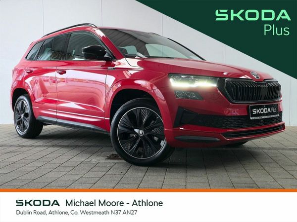 Skoda Karoq SUV, Petrol, 2025, Red