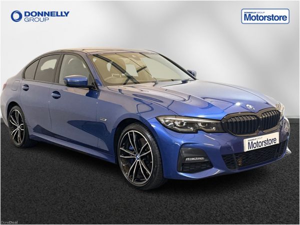 BMW 3-Series Saloon, Petrol Hybrid, 2021, Blue