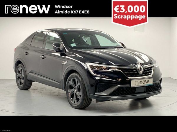 Renault Arkana Hatchback, Petrol Hybrid, 2023, Black