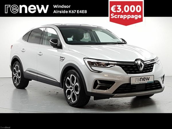 Renault Arkana Hatchback, Petrol Hybrid, 2023, White