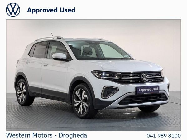 Volkswagen T-Cross Estate, Petrol, 2024, White