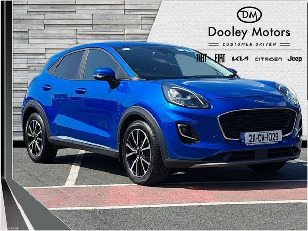 Ford Puma MPV, Petrol Hybrid, 2021, Blue