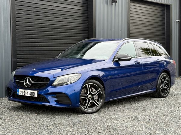 Mercedes-Benz C-Class Estate, Petrol Hybrid, 2021, Blue