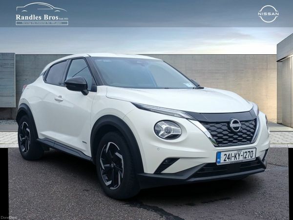 Nissan Juke SUV, Petrol Hybrid, 2024, White