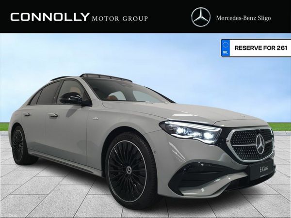 Mercedes-Benz E-Class Saloon, Petrol Plug-in Hybrid, 2026, Grey