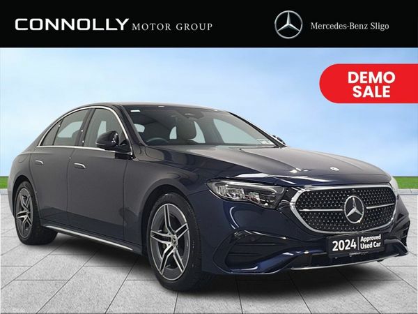 Mercedes-Benz E-Class Saloon, Diesel Hybrid, 2024, Blue