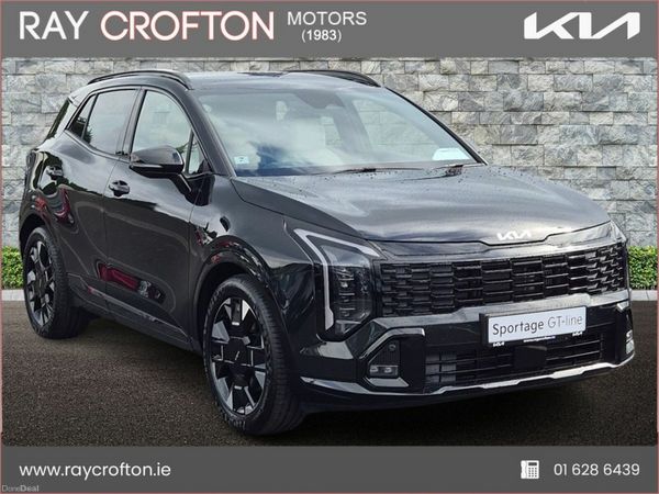 Kia Sportage SUV, Diesel Hybrid, 2026, Black