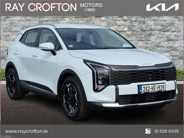 Kia Sportage SUV, Diesel Hybrid, 2025, White