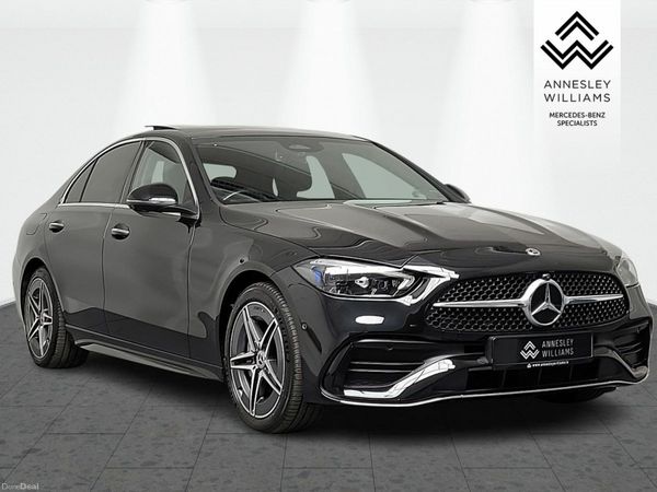 Mercedes-Benz C-Class Saloon, Petrol Plug-in Hybrid, 2024, Black