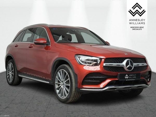 Mercedes-Benz GLC SUV, Diesel Plug-in Hybrid, 2021, Red