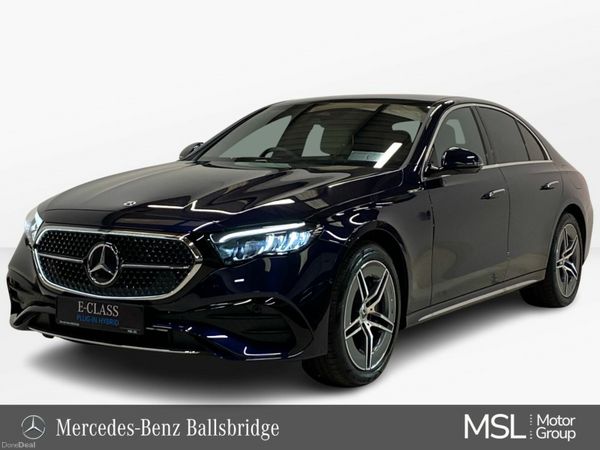 Mercedes-Benz E-Class Saloon, Petrol Plug-in Hybrid, 2026, Blue