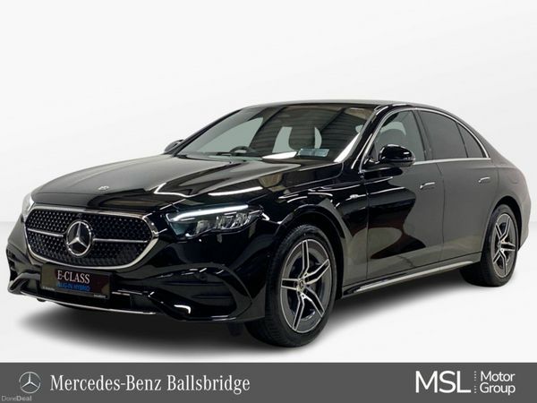Mercedes-Benz E-Class Saloon, Petrol Plug-in Hybrid, 2026, Black